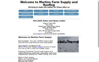 Melvin Martin DBA Martin's Farm Supply website