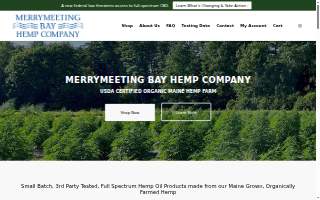 Merrymeeting Bay Hemp Co. LLC website
