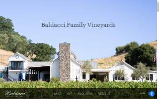 Baldacci Family Vineyards website