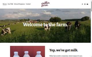 Miller Farm DBA Miller Milk LLC website