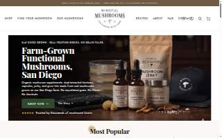 Mindful Mushrooms LLC website