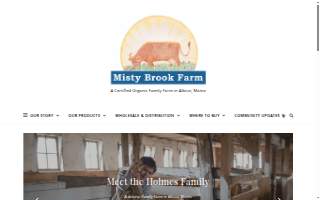 Misty Brook Farm website