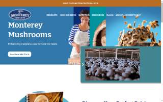 Monterey Mushrooms, LLC website