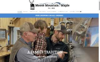 Moose Mountain Maple, LLC website