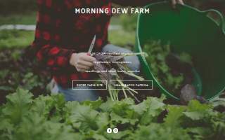 Morning Dew Farm website