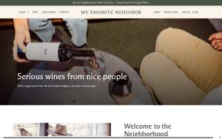 My Favorite Neighbor LLC dba Booker Vineyard and Winery website