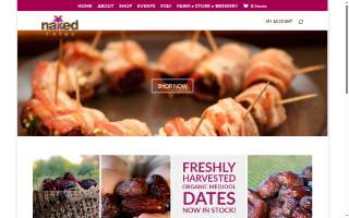 Naked Dates Farm LLC website