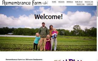 Nathaniel Thompson DBA Remembrance Farm website