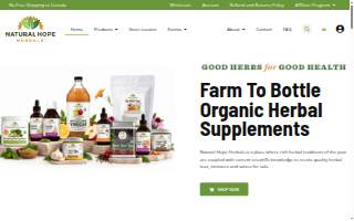 Natural Hope Herb Farm, LLC website