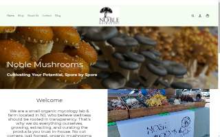 Noble Mushrooms, LLC website