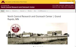 North Central Research & Outreach Center website