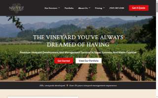 Nunez Vineyard Management, LLC dba Nunez Vineyard Management website