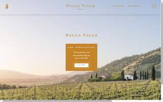 Oakville Hill Cellar dba Dalla Valle Vineyards website