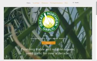 Okanogan Organics dba Great Northern Garlic website