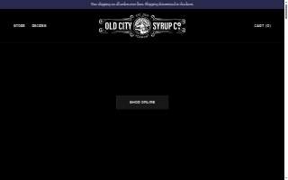 Old City Syrup Company website