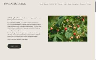 Old Frog Pond Farm website