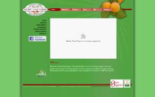 Olson Family Farms website