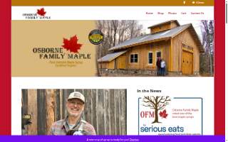 Osborne Family Maple, LLC website