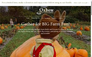 Oxbow Center for Sustainable Agriculture and the Environment website