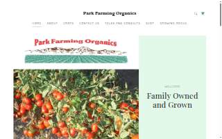 Park Farming Organics website