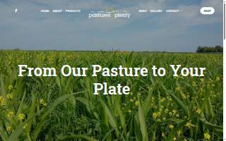 Pastures A Plenty Farm LLP website
