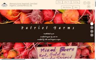 Patriot Farms LLC website