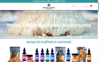 Peaceful Harvest Mushrooms, LLC website