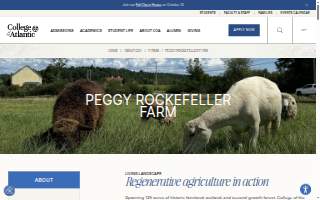 Peggy Rockefeller Farm website