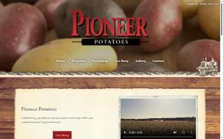 Pioneer Potatoes website