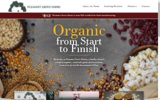 Pleasant Grove Farms website