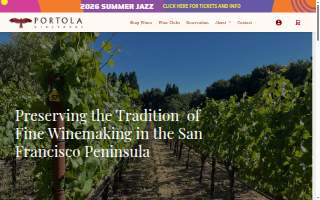 Portola Vineyards, LLC website