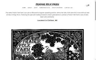 Prairie Folk Farm LLC website