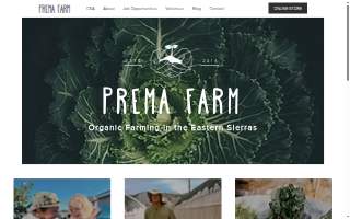 Prema Farm, LLC website