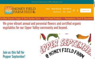 Producer: Eli Hersh DBA Honey Field Farm website