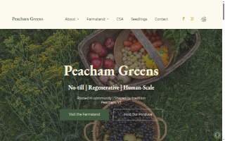 Producer: Eric Pomeroy DBA Peacham Greens website