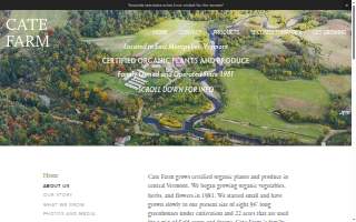 Producer: Flint Wiswall DBA Cate Farm website
