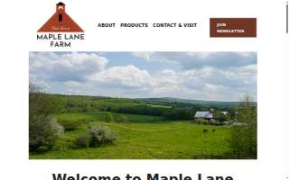 Producer: Paul Stecker DBA Maple Lane Farm website