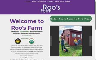 Producer: Paula Boyle DBA Roos Farm website