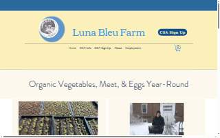 Producer: Tim Sanford DBA Luna Bleu Farm website