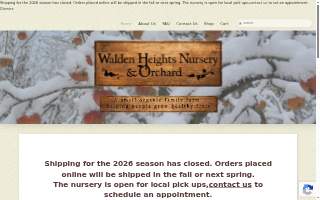 Producer: Todd Parlo DBA Walden Heights Nursery & Orchard website