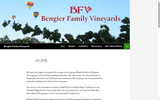 Bengier Family Vineyards website