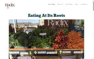 Radix Farm website
