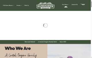 Rainshadow Organics, LLC website