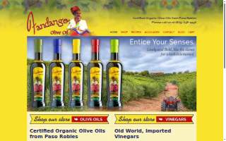 Rancho Rendezvous Farms dba Fandango Olive Oil website