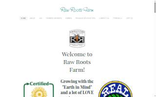 Raw Roots Farm website