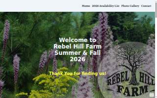 Rebel Hill Farm website