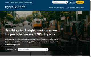 Regents of the University of California, Davis dba UCANR Intermountain Research and Extension Center website