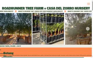 Roadrunner Tree Farm website