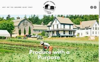 Roberts Harbor Farm website
