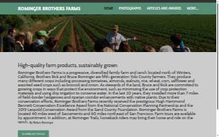 Rominger Brothers Farms, Inc. website
